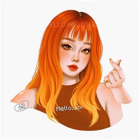 Orange Kisses By Hellomeloart On Deviantart