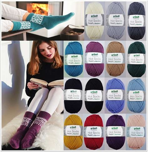 Gründl Hot Socks Pearl mit Kaschmir g Sockenwolle fach Sockenwolle Wolle Garne