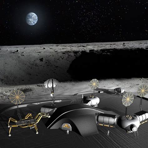 Giant NASA spider robots could 3D print lunar base - Ars Technica