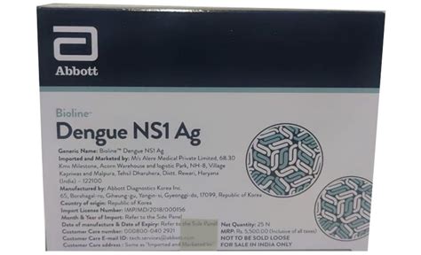 Abbott Bioline Dengue Ns Ag Test Kit At Rs Dahisar East