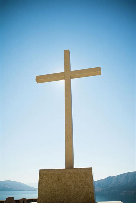 A Cross Outside A Church Photograph By Thomas Pickard