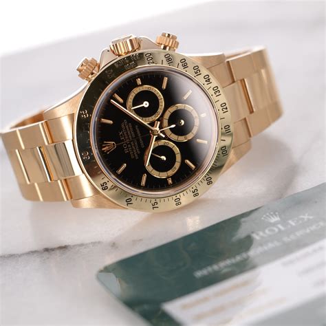 Rolex Yellow Gold Cosmograph Floating Daytona Watch Ref Rolex