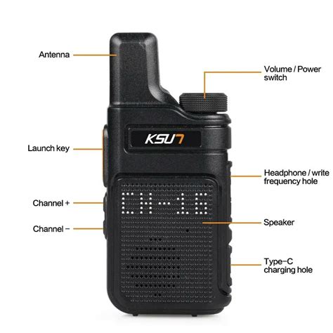 Pmr Walkie Talkie Portable Mini Communication Radio Profesional