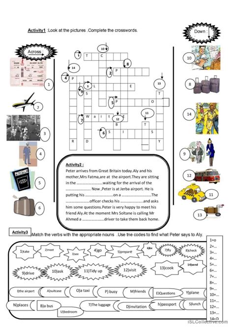 Welcome To Tunisia Crossword English Esl Worksheets Pdf Doc