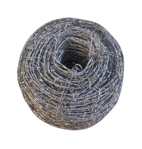 Stainless Steel Galvanized GI Barbed Wire Wire Diameter 2 5mm At Rs