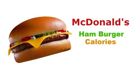 McDonald's Hamburger Nutrition Facts, Calories, Ingredients of Hamburger