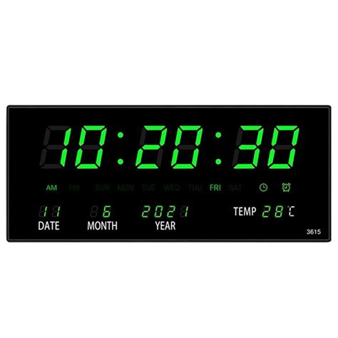 Led Calendrier Perp Tuel Horloge Lectronique Horloge Murale Num Rique