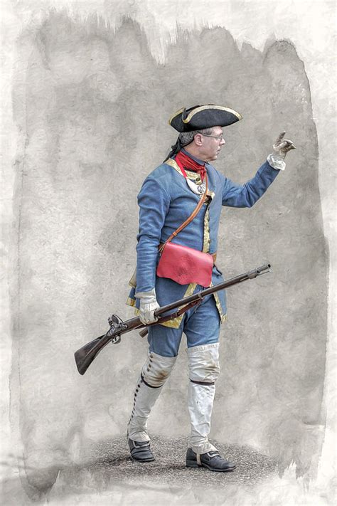 Images Of The French And Indian War French Officer Digital Art by Randy ...