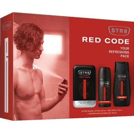 Zestaw STR8 Red Code woda po goleniu 100ml dezodorant 150ml żel pod