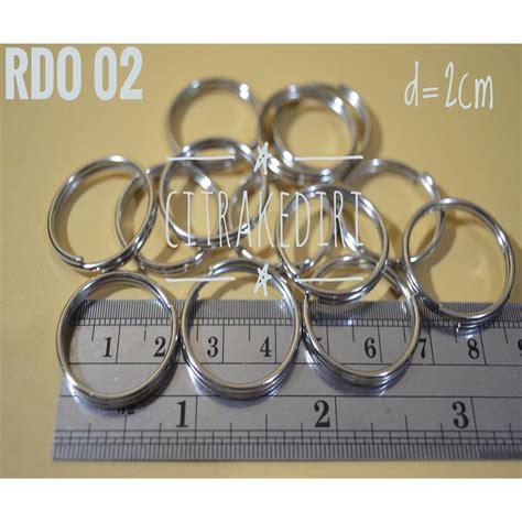 Jual Ring Gantungan Kunci Ring Double Cm Aksesori Tas Ring