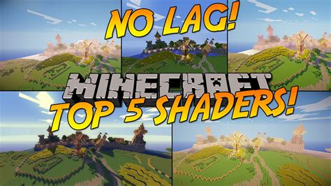 Top Minecraft Shaders With No Lag High Fps Youtube