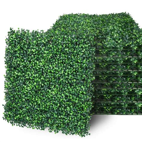 Hwt In H X In W Pieces Artificial Boxwood Panels Boxwood