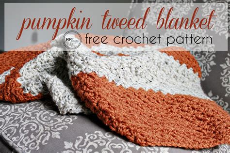 Fall Pumpkin Blanket Crochet Pattern Easycrochet Crochet