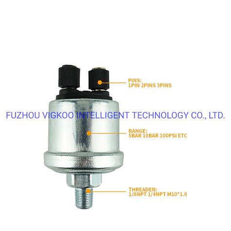 Generator Vdo Oil Pressure Sensor Switch For Replace Original Vdo