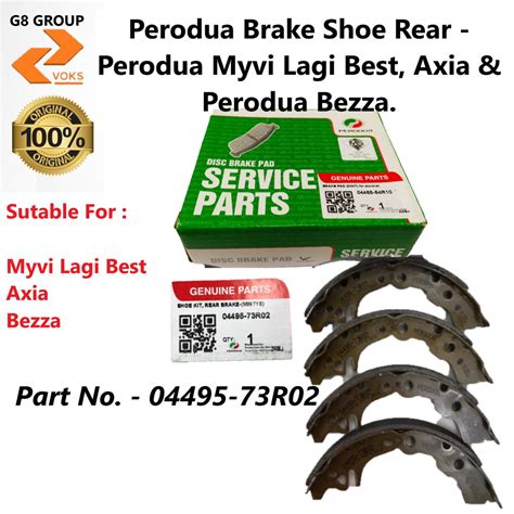 Perodua Brake Shoe Rear Perodua Myvi Lagi Best Axia And Bezza 04495