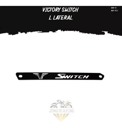 Lamina Lateral Partes Lujo Moto Victory Switch Cuotas Sin Inter S