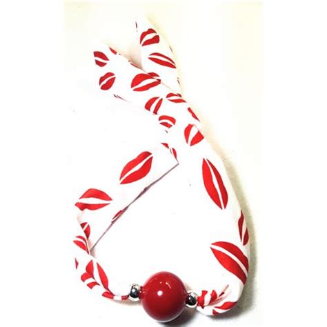 MORDAZA PAÑUELO BESO BOLA ROJA Infarta Fetish fetiche mordazas Sex shop Mayorista