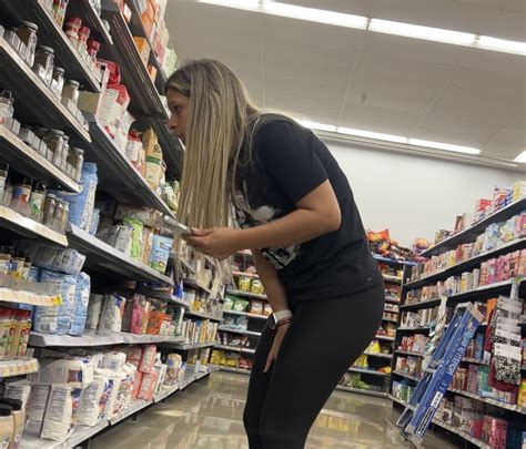 Spicy Milf In Tight Black Spandex At Walmart Spandex Leggings Yoga Pants Forum