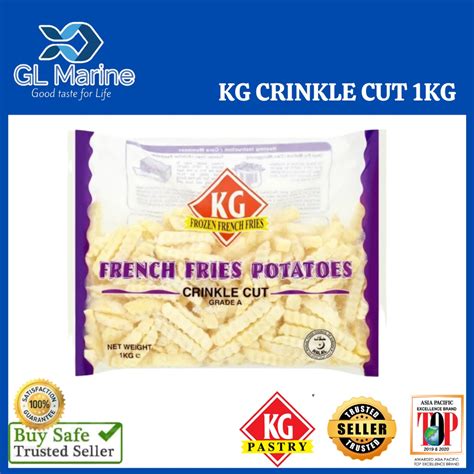 Kawan Frozen Crinkle Cut French Fries Kg Shopee Malaysia