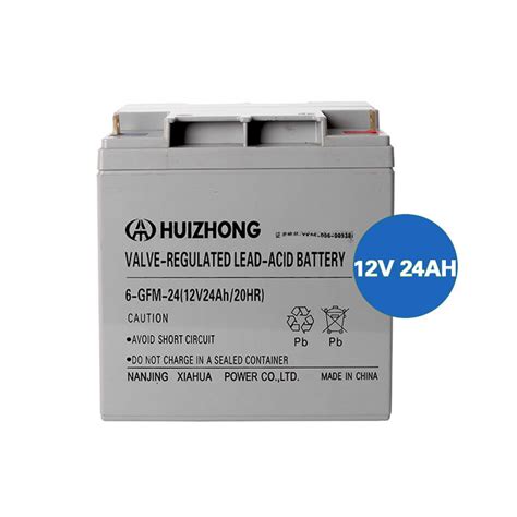 Hizn Sealed Lead Acid Battery 12v 24ah Rechargeable Batteries For Solar Street Light System