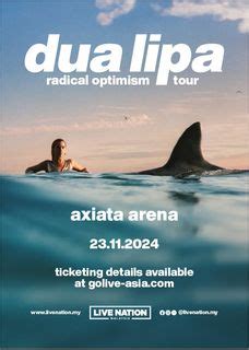 Dua Lipa Radical Optimism Tour Malaysia CAT6 Tickets Vouchers Event