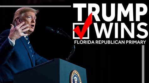 Trump Projected To Win Florida Republican Primary