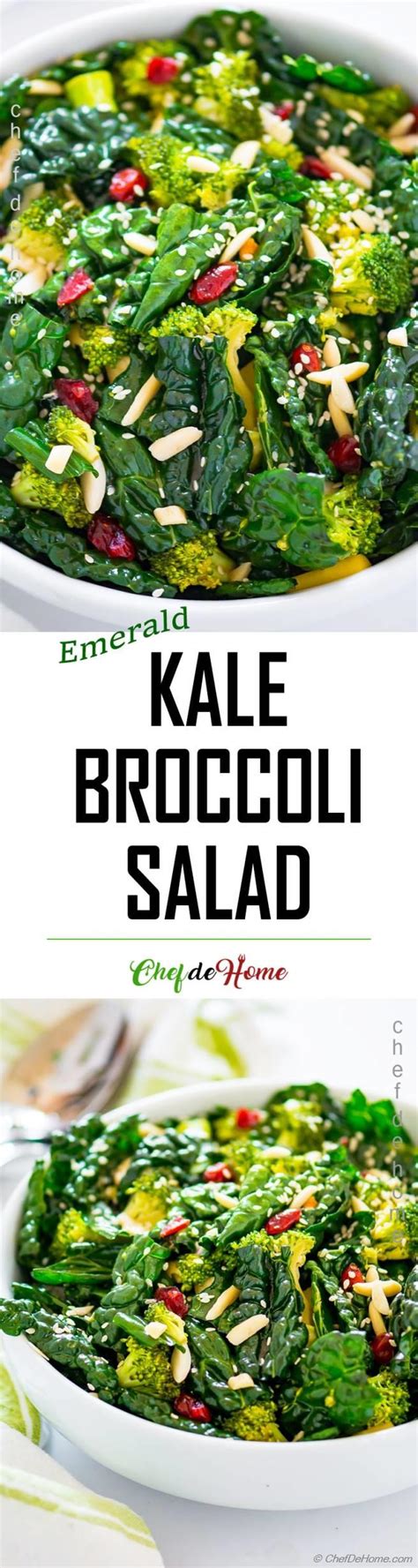 Emerald Kale Broccoli Salad Recipe