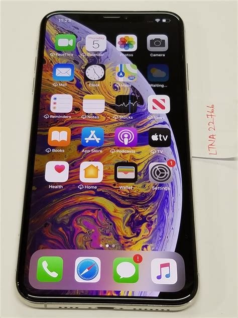 Apple Iphone Xs Max Unlocked Silver Gb A Ltna Swappa