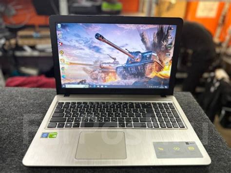 Asus для танков! intel Gold 4417U, 8Гб, SSD480Гб, MX110 2Гб! Гарантия ...