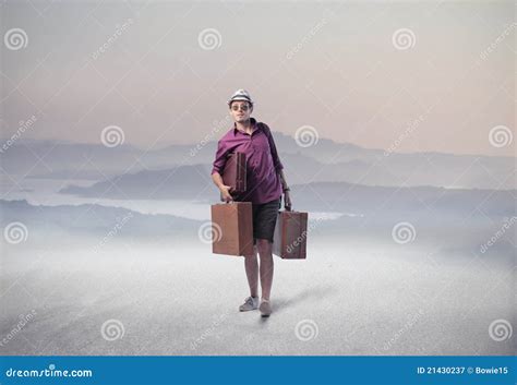 Traveller Stock Image Image Of Nature Work Solitude 21430237