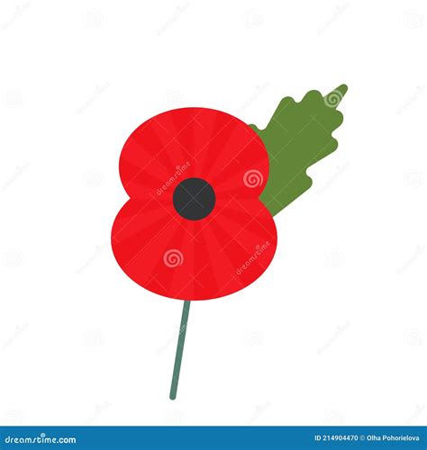 World War II, Poppy Flowers Background Vector Illustration ...