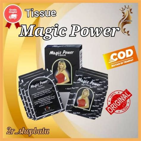 Jual Magic Power Tissue Man Original Tisu Magic Power Hitam Asli