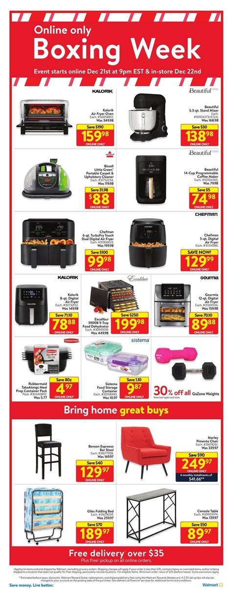 Walmart Boxing Day Week Flyer December 21 To 28 2022