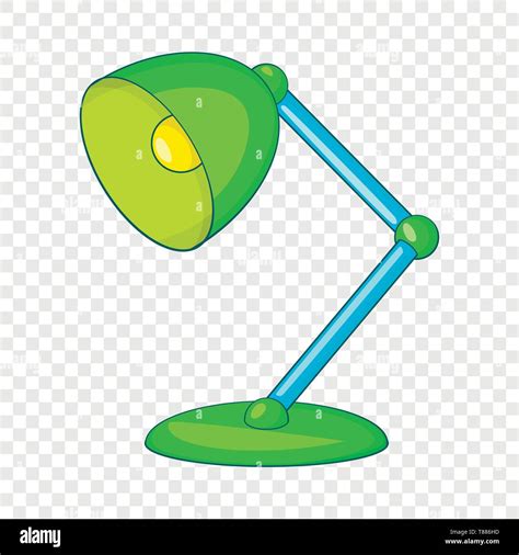 Green Table Lamp Icon Cartoon Style Stock Vector Image Art Alamy