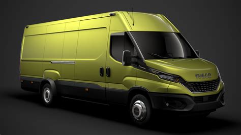 Iveco Daily Van L5H2 2020 Modelo 3D 129 3dm 3ds C4d Fbx Lwo