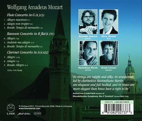 Wolfgang Amadeus Mozart Fl Tenkonzert Nr Kv Cd Jpc