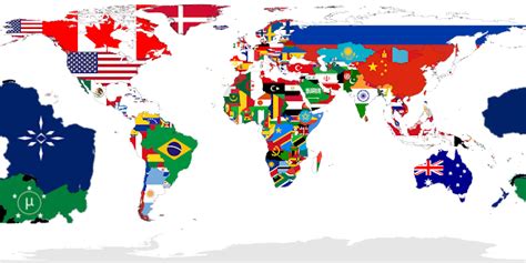 World Map Flag With Lost Continents By Catalinvizireanu On Deviantart