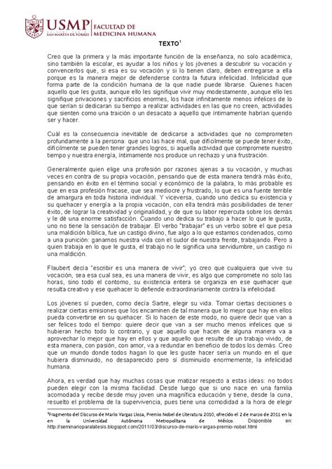 Texto Para Identificar La Tesis Y Argumentos Y Elaborar Un Organizador