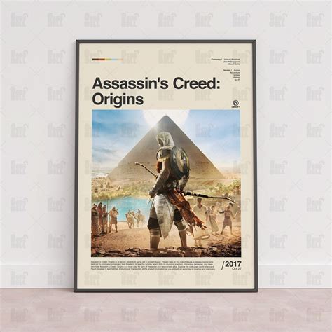 Assassins Creed Origins Poster Gaming Room Poster Etsy