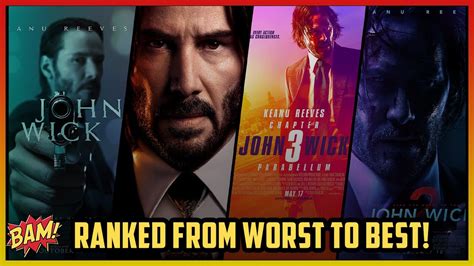 All John Wick Movies Ranked W John Wick Chapter Youtube