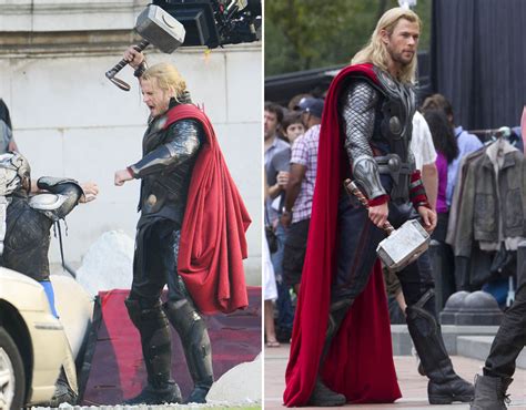 Chris Hemsworth And His Stunt Double For Thor The Best Body Doubles In The Biz Pictures