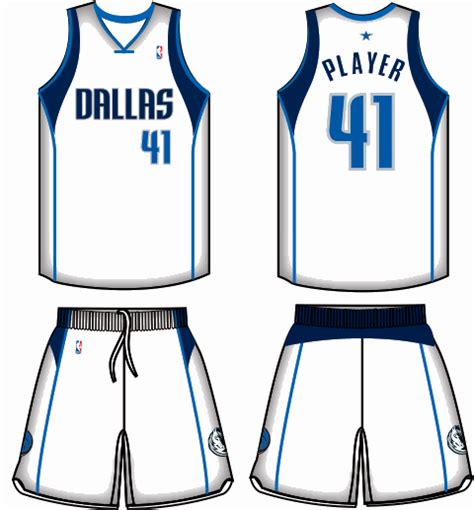 Dallas Mavericks Home Uniform | Basketball t shirt designs, Dallas ...