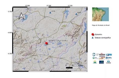 Novo tremor de terra é registrado na região de Belém do Brejo do Cruz