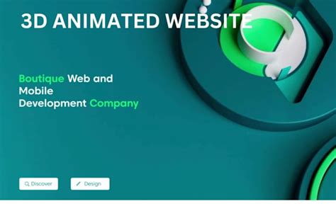 Interactive 3d Animated Website 3d Animated Webflow 3d Spline 3d Model