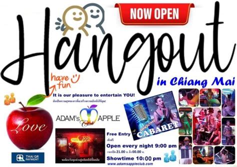 Hangout In Chiang Mai Adam S Apple Club Show Bar