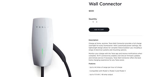 Tesla Wall Charger Gen 3 Manual