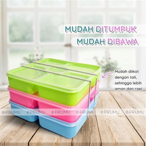 Jual Kotak Makan Catering Sekat Kotak Bekal Tempat Makan Lunch