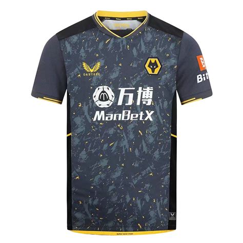 Replica Wolverhampton Wanderers Away Jersey 2021 22 By Castore Gogoalshop