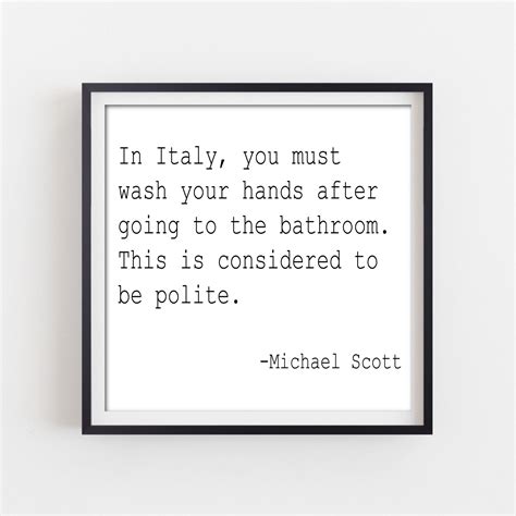 Funny Bathroom Signs the Office TV Show Poster Michael Scott - Etsy