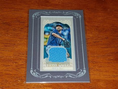 David Price Topps Gypsy Queen Mini Relics Gqmr Dpr Ebay